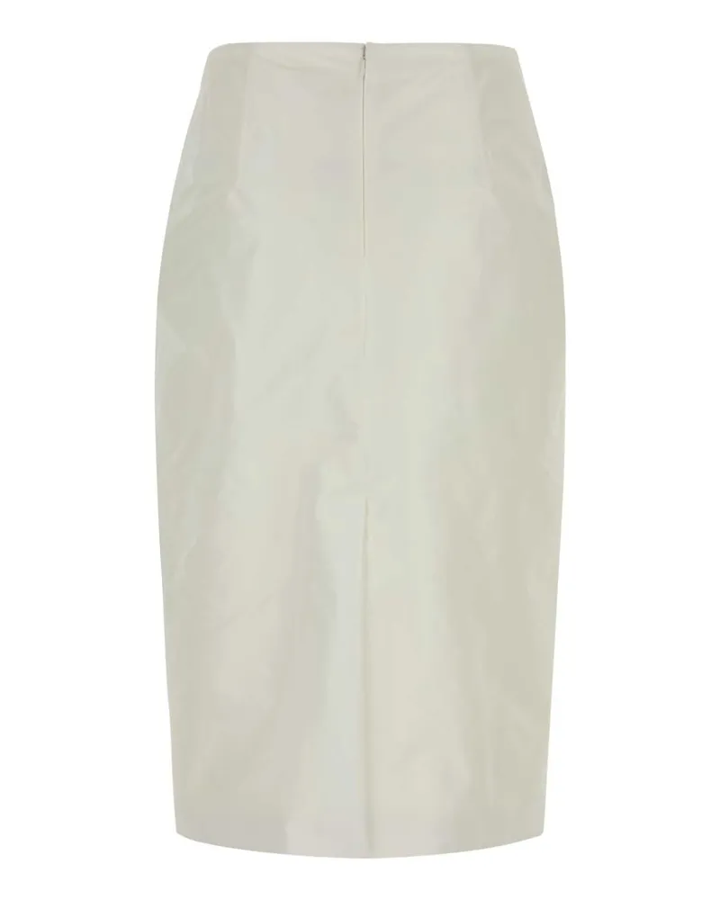 Jil Sander J03ma0302j70221 100 Optic White Gonne Skirt White
