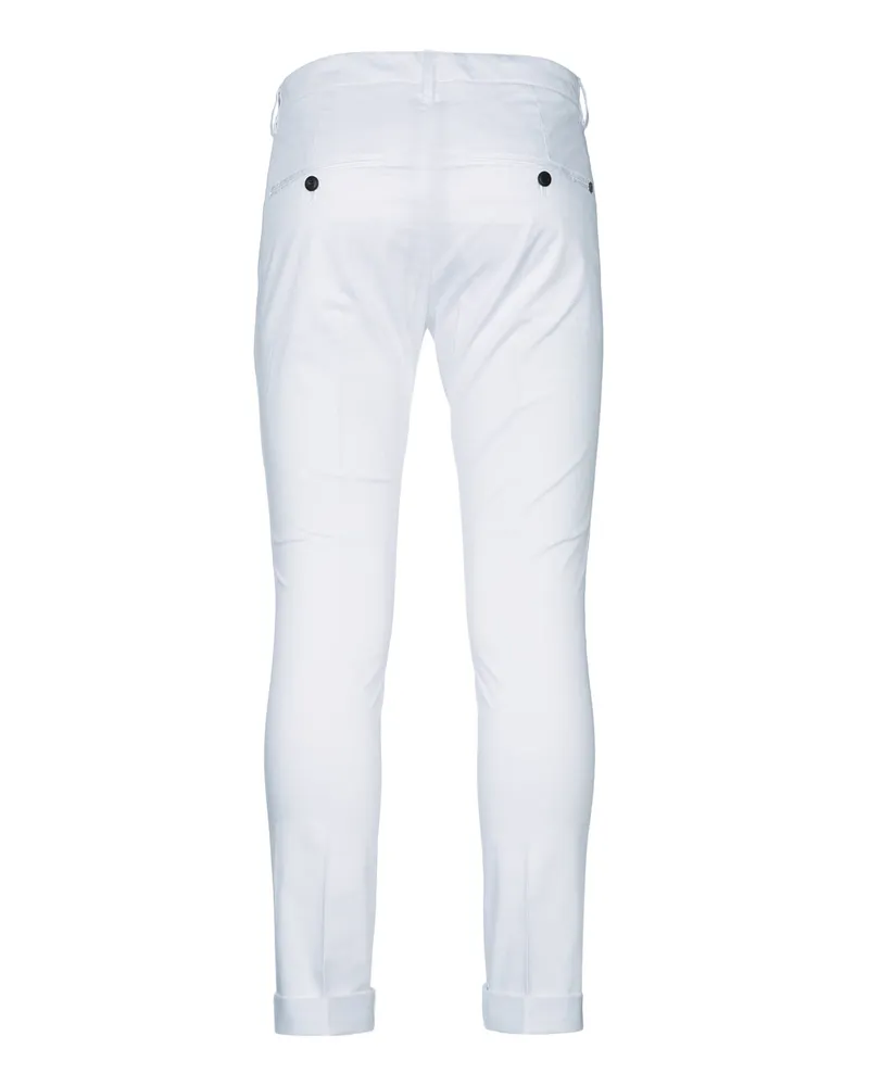 Dondup Men's Pantalone Gaubert Bianco Co Ea Pantaloni Trousers White