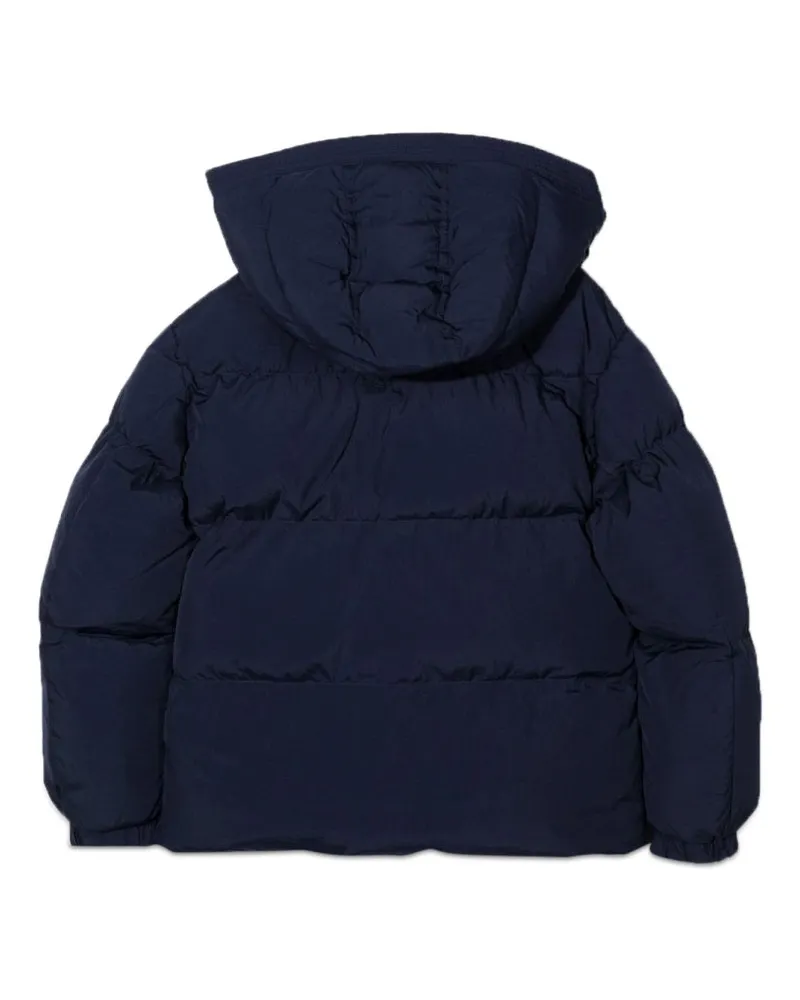 Diesel Padded Quilted Down Jacket — Blue Blue