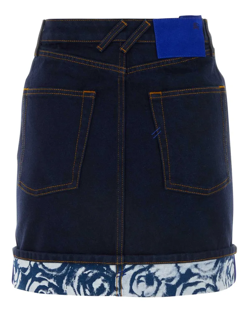 Burberry Women's Skirt Navy Cotton Navy