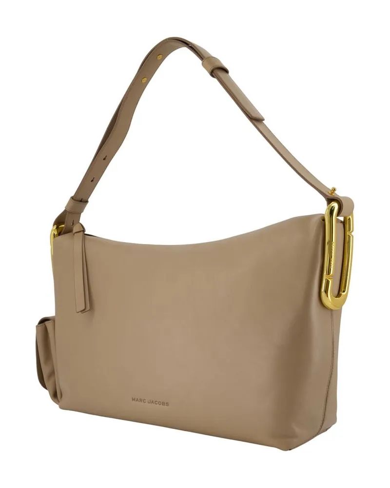 Marc Jacobs Women's The Juliette Shoulder Bag -  Leather Beige Cowhide Shoulder-Hobo-Bags Beige