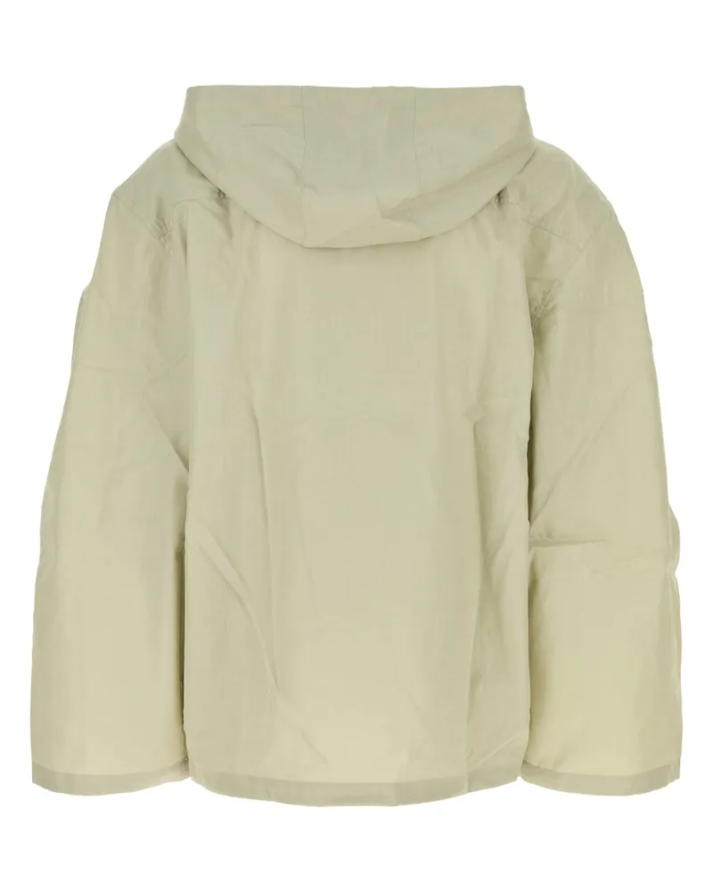 Jacquemus Men's La Blouse Marino Lightgreen Cotton Maglie Sweater Green