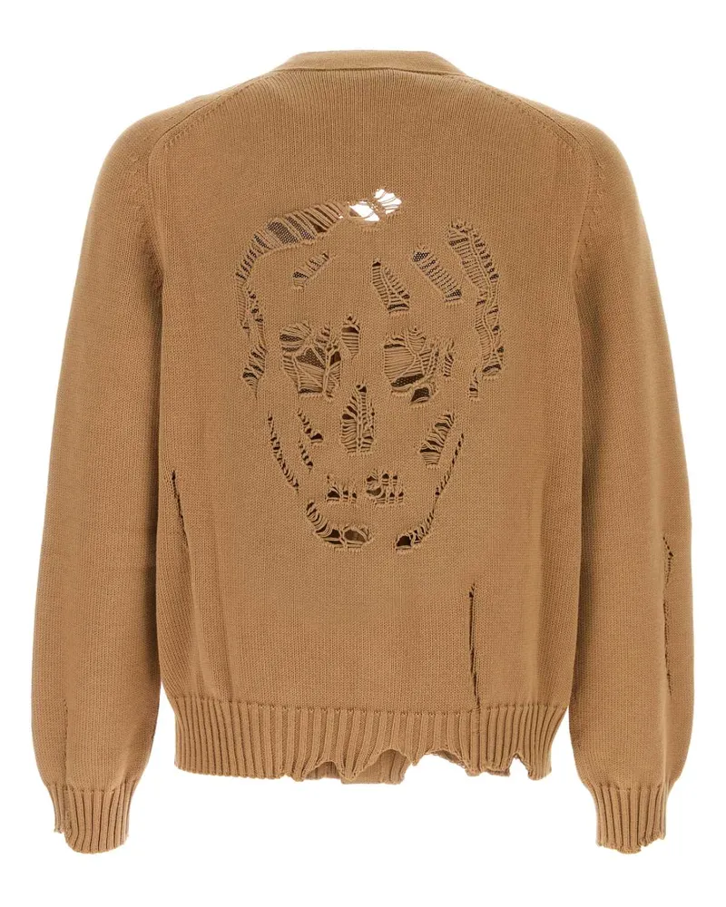 Alexander McQueen 807273q1ba7 2757 Toffee Exterior: Cotton Maglieria Sweater Beige