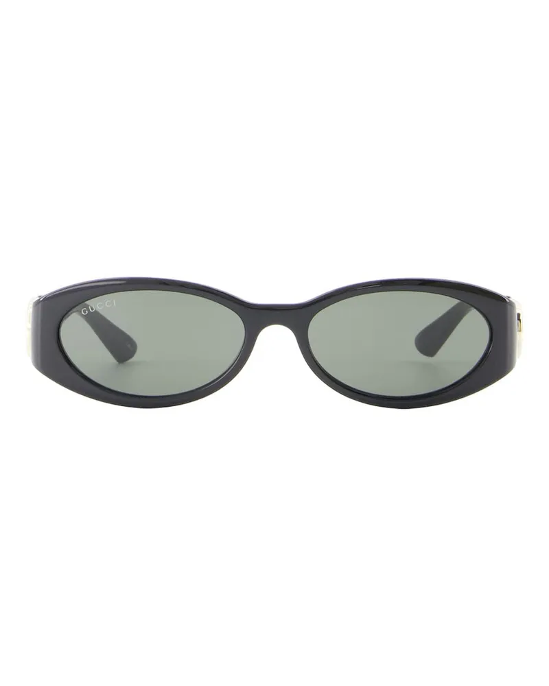 Gucci Women's Gg1660s-001 Sunglasses Black Synthetic Black
