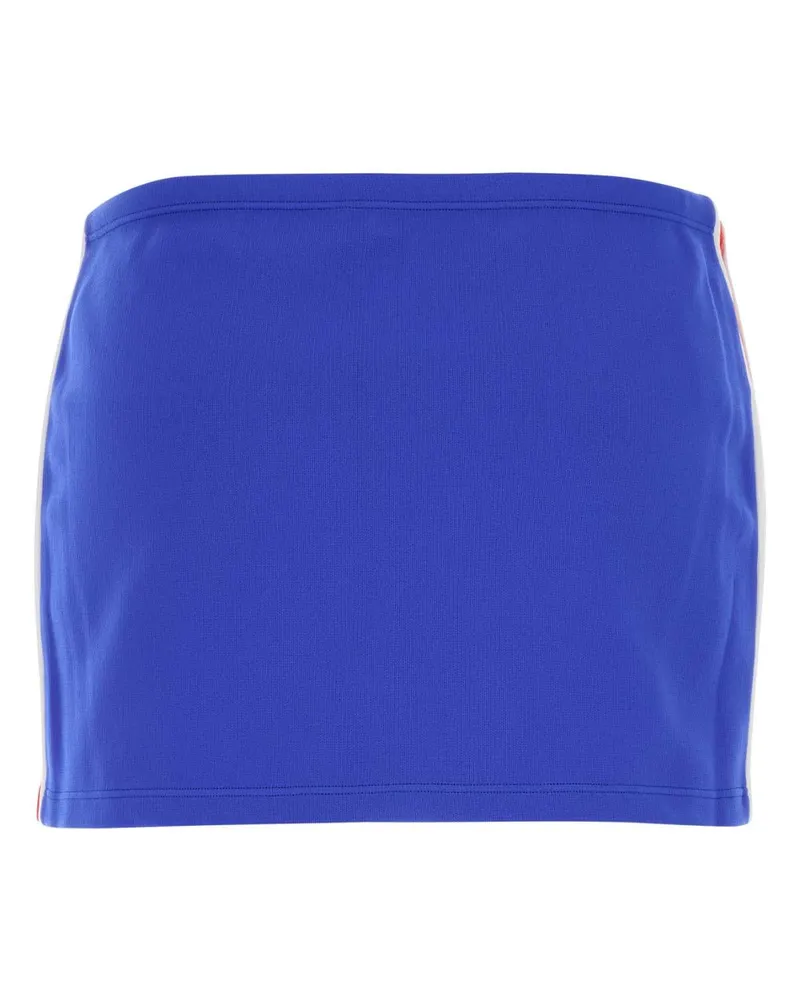 Miu Miu Bluetterosso Skirt Blue