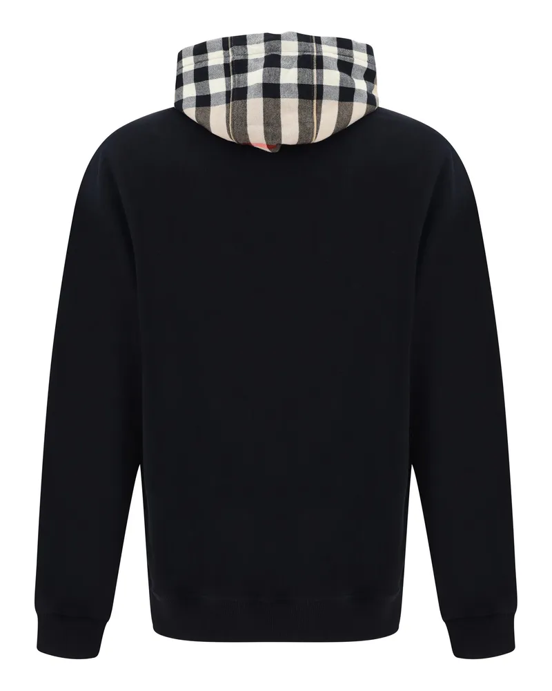 Burberry Men's Samuel Hoodie Black Cotton Sweatshirts Sweater Black