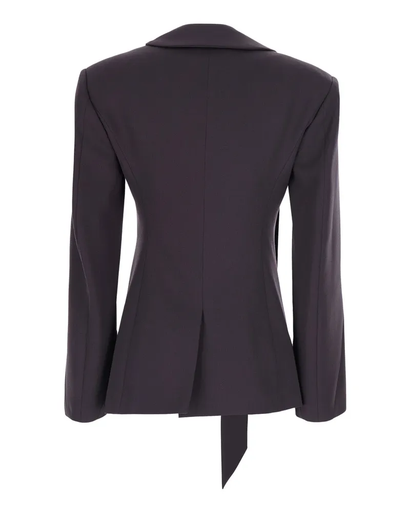 ATTICO Women's Jacket Brown Wool Blazers Brown