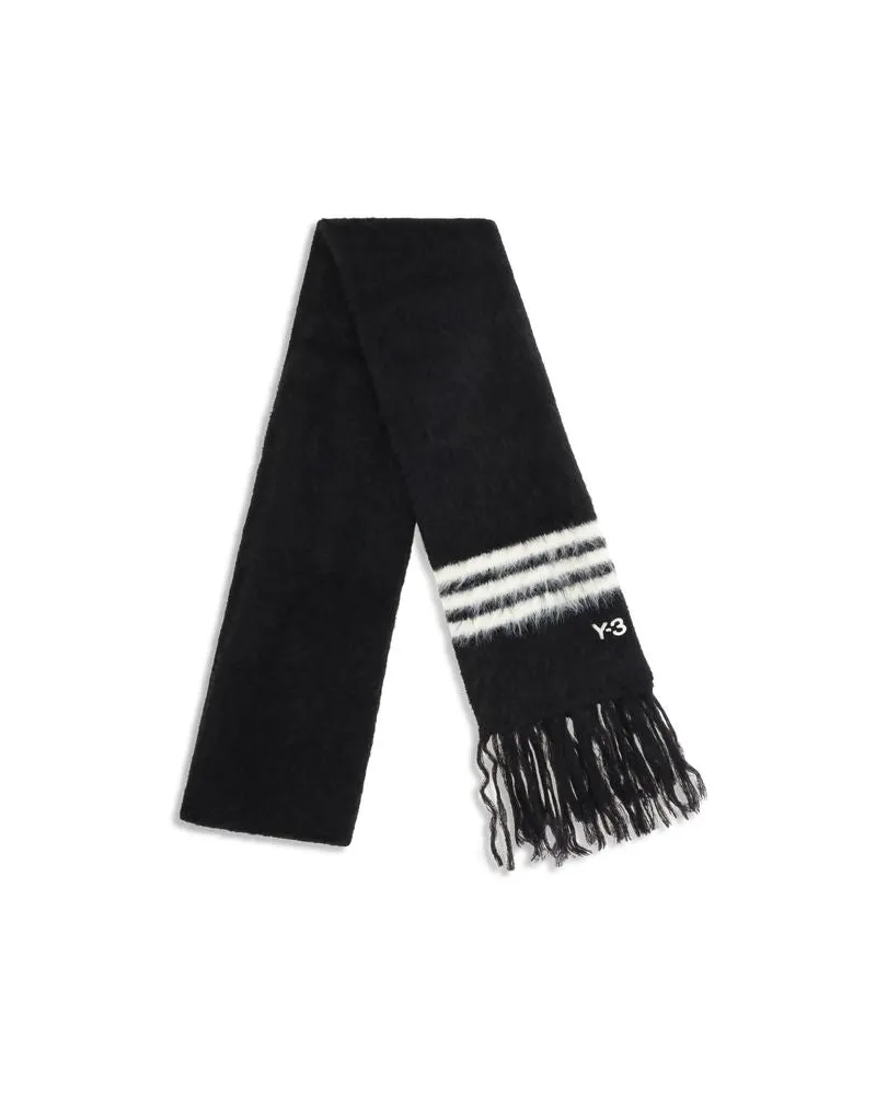 Y-3 Brushed Recycled Polyamide Scarf — Black Black