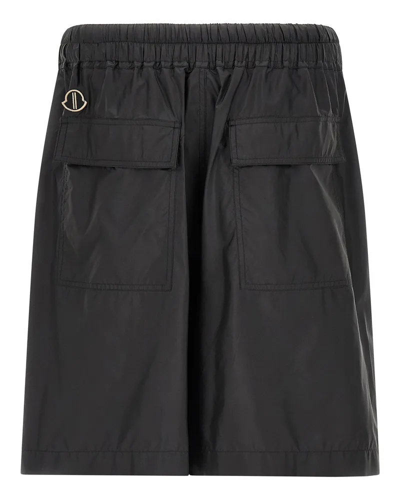 Rick Owens Technical Kilt Insert Shorts — Black Black