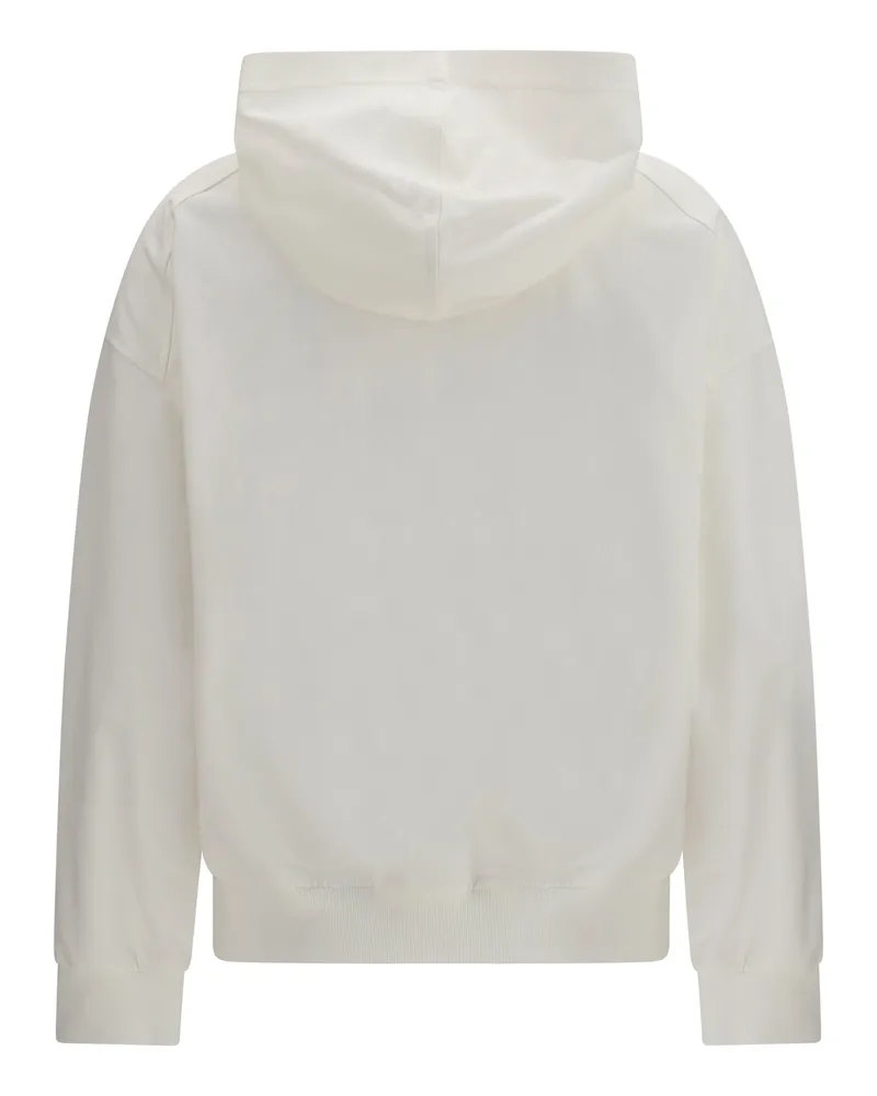 Brunello Cucinelli Women's Cotton Hoodie Naturale Cotton; Elastane Sweatshirts Sweater White