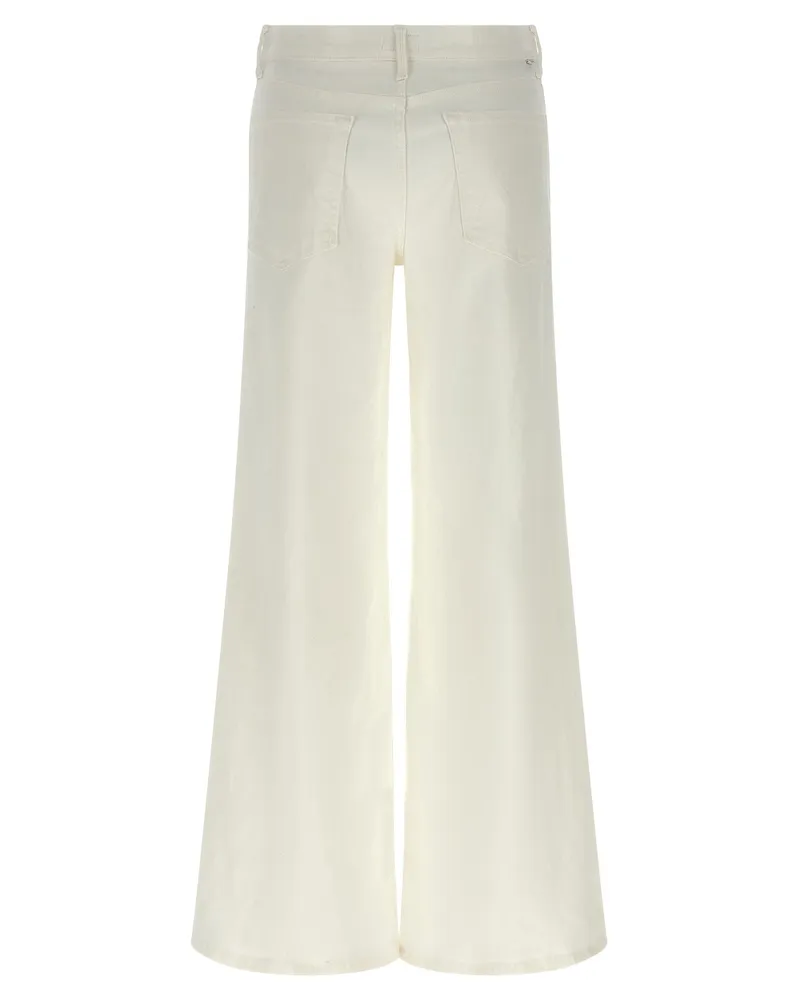 Mother The Twister Sneak Jeans — Cream Cream