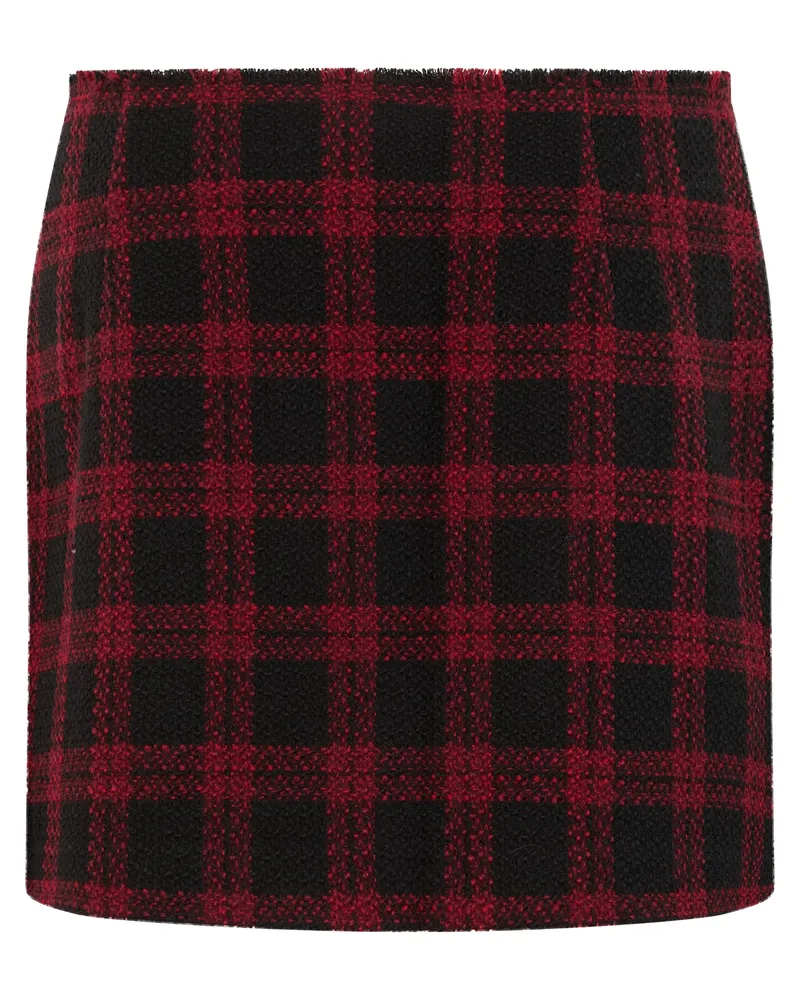 Pinko Tartan Check Skirt — Red Red