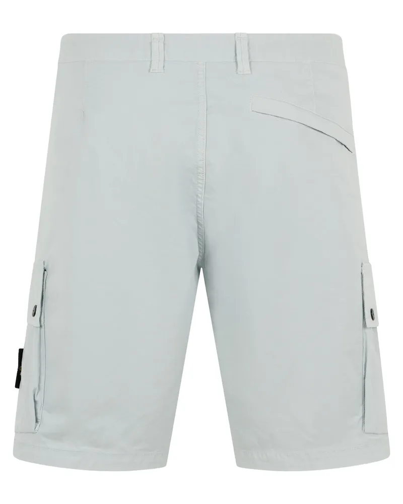 Stone Island Cotton Cargo Cargo Shorts — Gray Gray