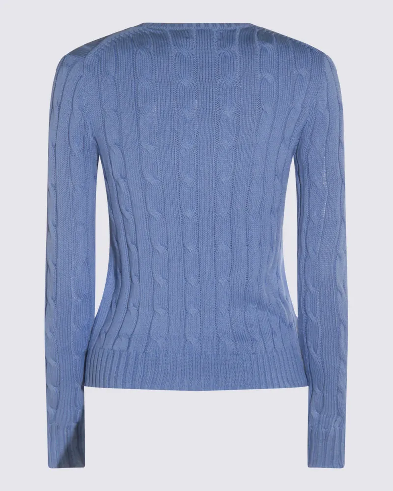 Ralph Lauren Women's Sweaters Light Blue _100 % Co Blue