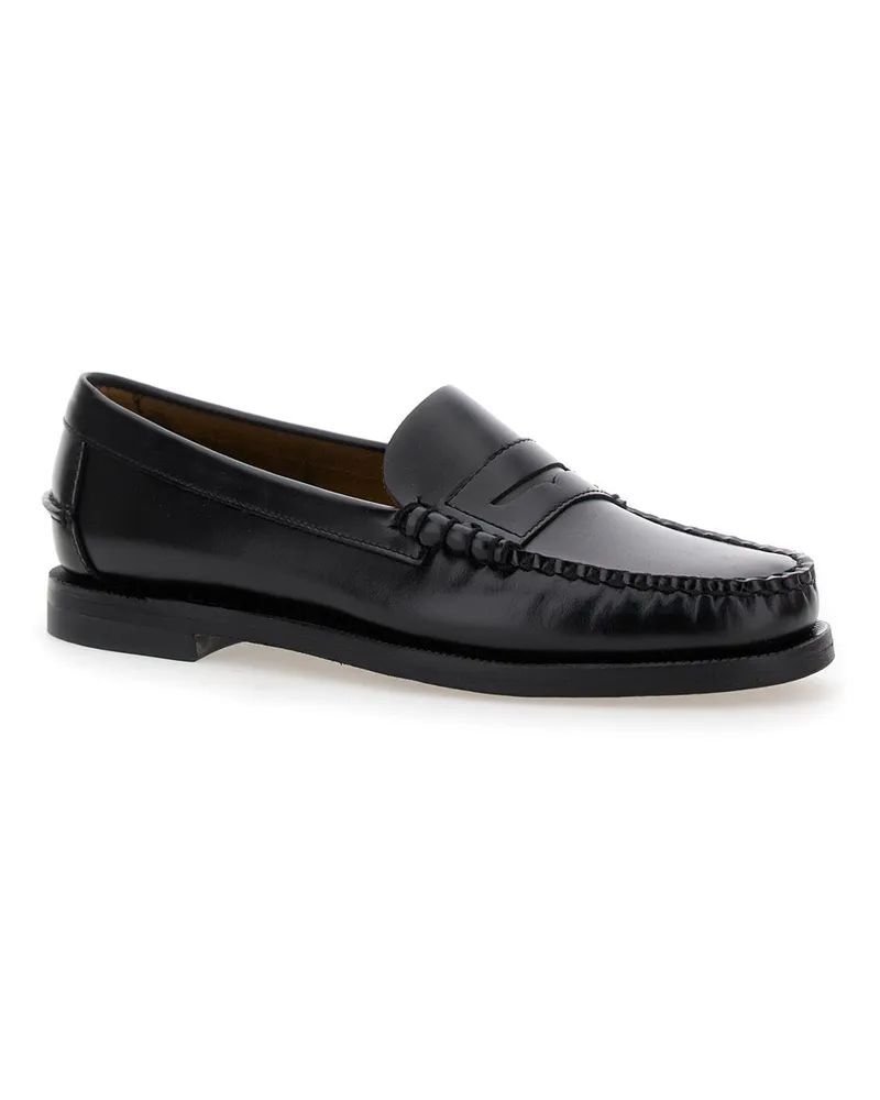 Sebago Women's Loafers Pull-On Black Leather Black