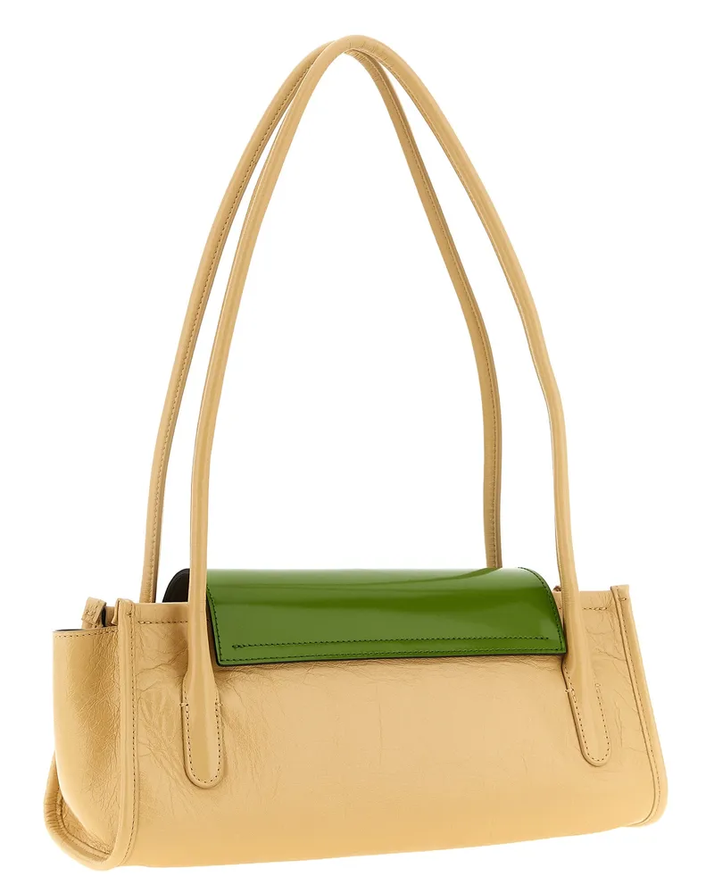 Marni Calfskin Leather Shoulder Bag — Multicolor Multicolor