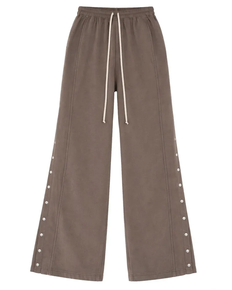 DRKSHDW by Rick Owens Cotton Trousers — Brown Brown