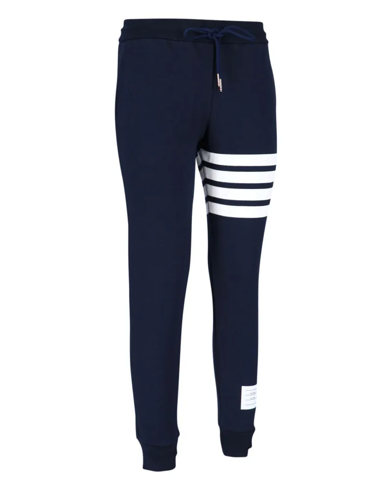Thom Browne Women's Trousers Blue Cotton Navy