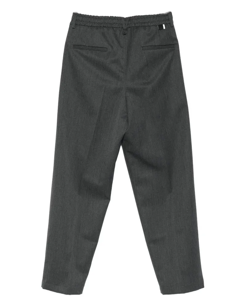 Low Brand Men's Trousers Virgin Wool Grey Gray