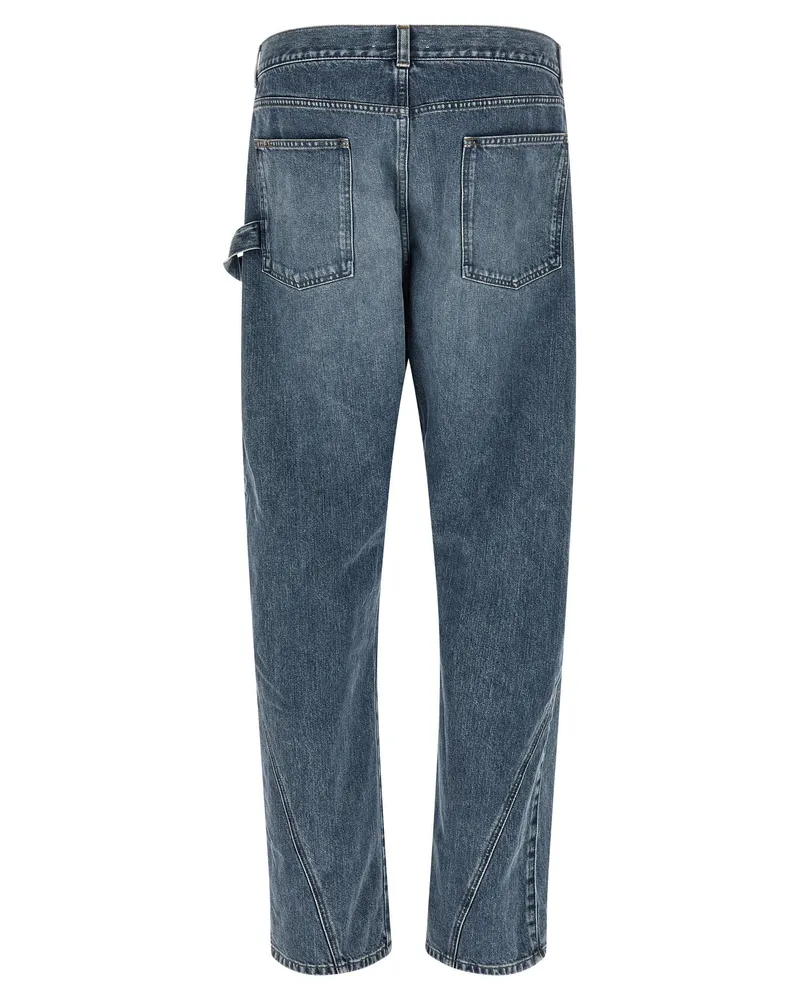 J.W.Anderson Twisted Workwear Jeans — Blue Blue