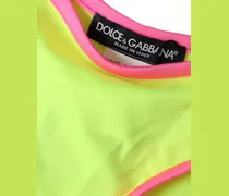 Neon Nylon Bikini Bottom — Yellow