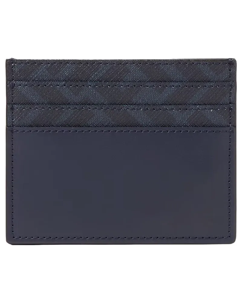 Fendi Leather Card Case — Blue Blue