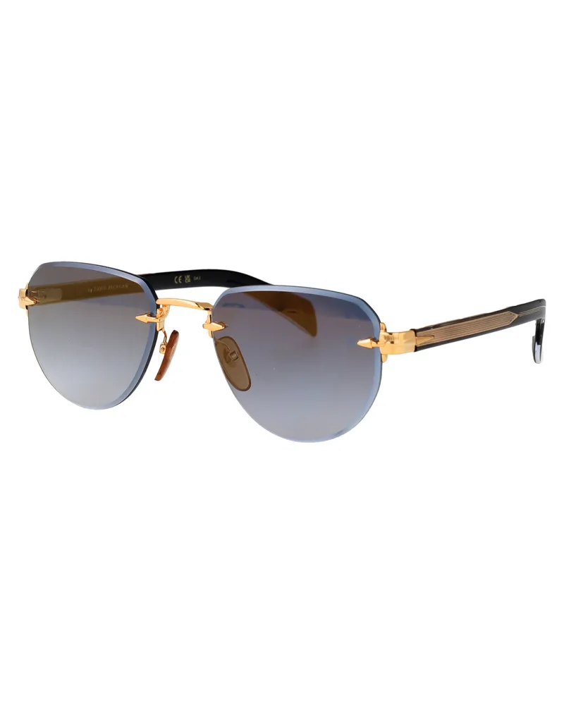 EYEWEAR by DAVID BECKHAM Men's Sunglasses Db7144-S Black Metal Black