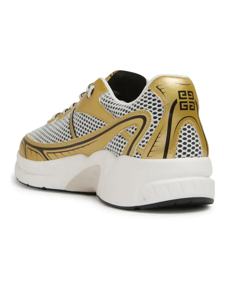 Givenchy Men's Nfnty-52 Runners Sneakers Gold Shoes Gold