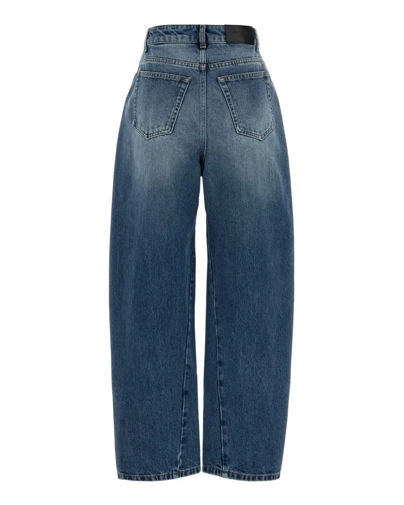 Givenchy Women's Denim Jeans Lightblue Exterior: Cotton Pantaloni Trousers Blue