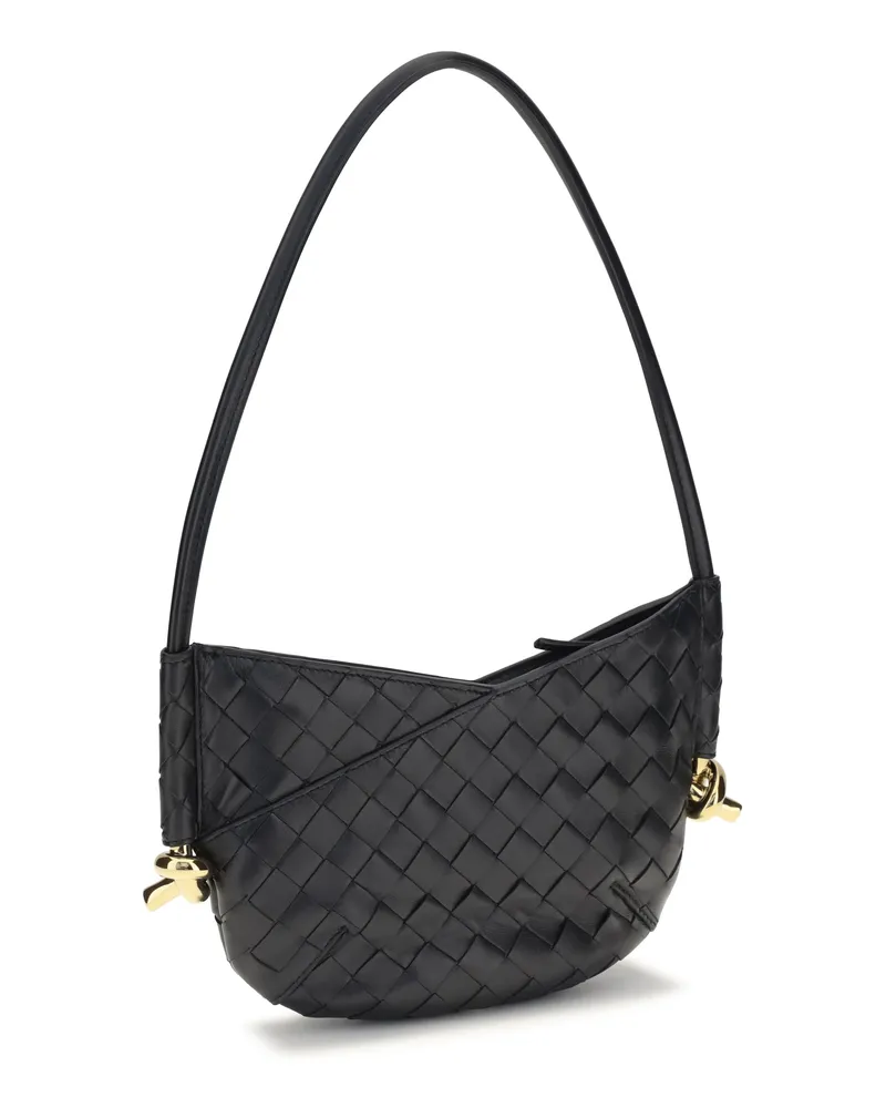 Bottega Veneta Women's Shoulder Bag Mini Solstice Navy Lambskin Leather Navy