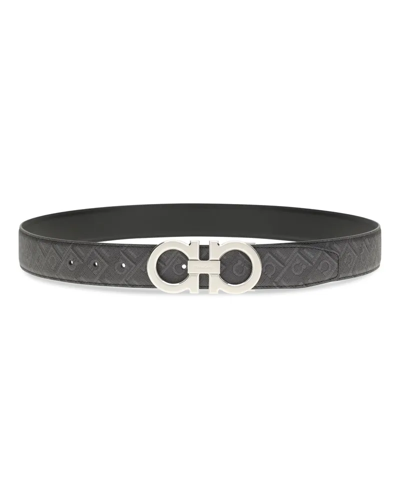 Ferragamo Gancini Belt — Gray Gray
