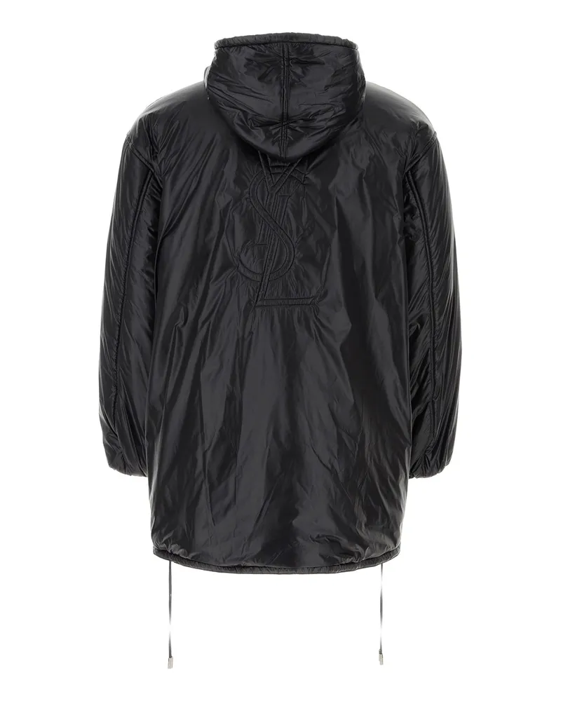 Saint Laurent Noir T Nylon Giubbini Jacket Black