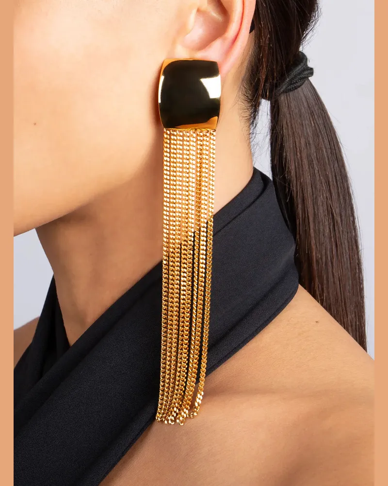 Federica Tosi Women's Earrings Julie Gold-Coloured Metallic Gold