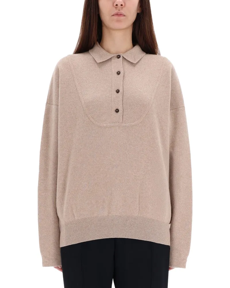 Jacquemus Balloon Sweater — Beige Beige