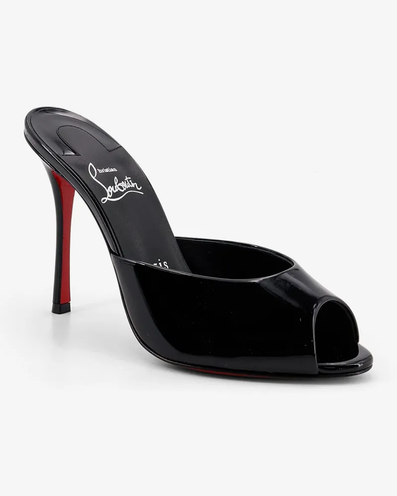 Christian Louboutin Women's Sandals Me Dolly Patent Leather Black Black