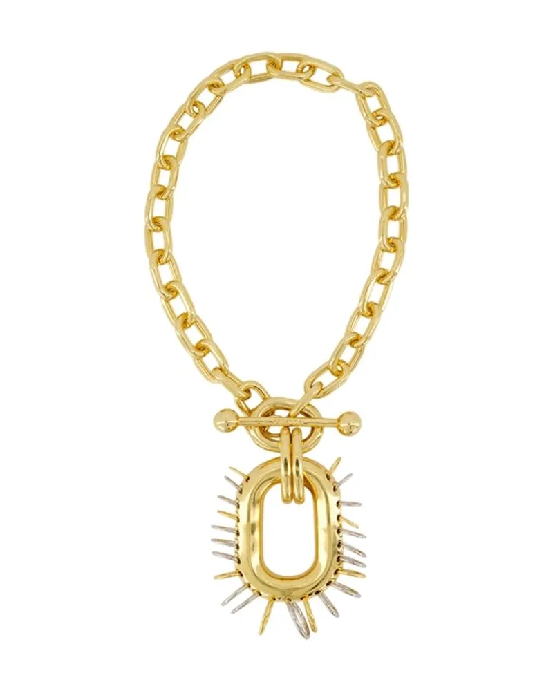 Paco Rabanne Women's Necklace Metal Gold Jewelry-Watches Necklaces Gold