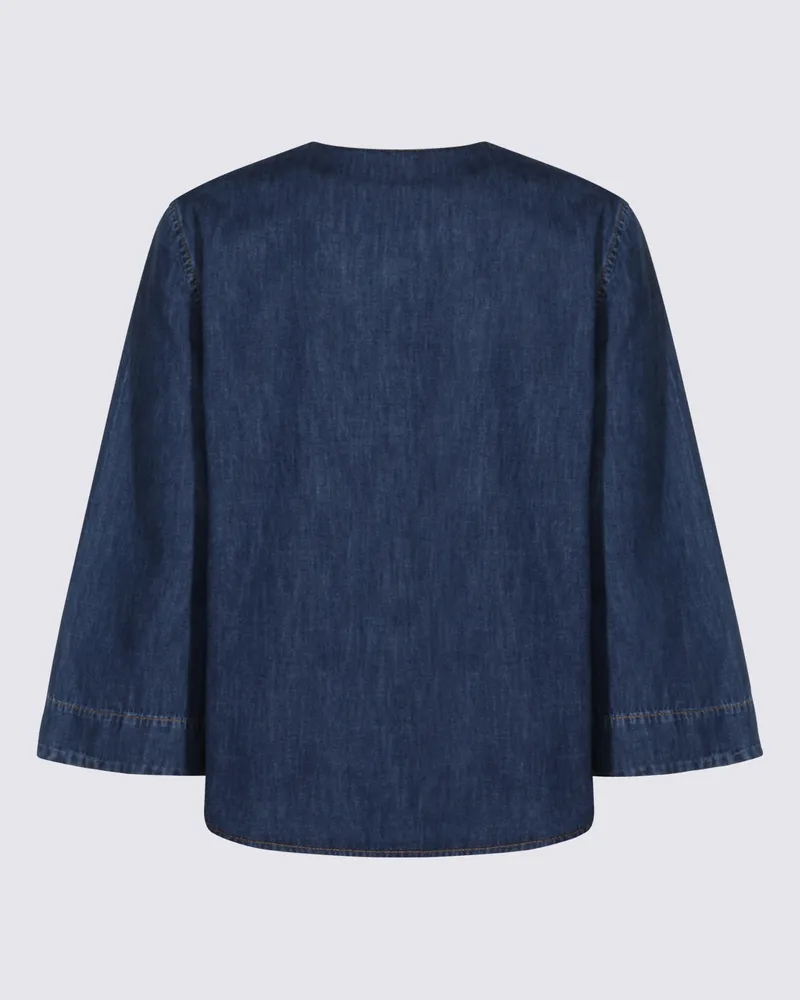 Valentino Garavani Women's Top Medium Blue Blue