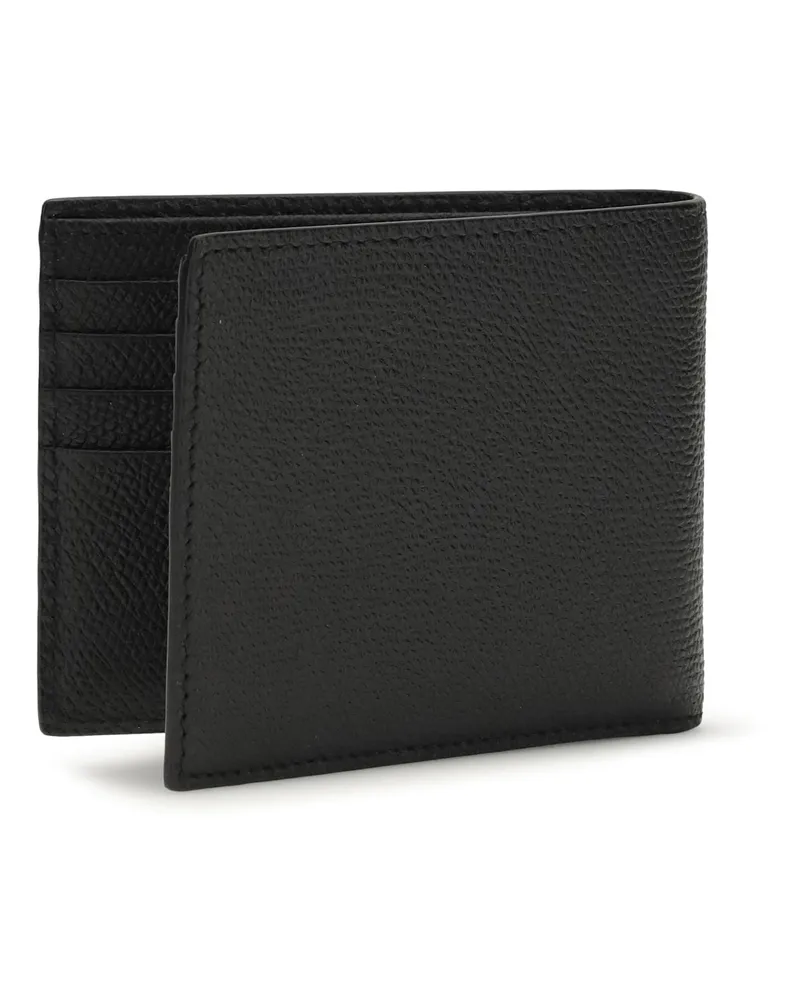 Valentino Garavani Men's Vlogo Signature Wallet Nero Calf Suede Black