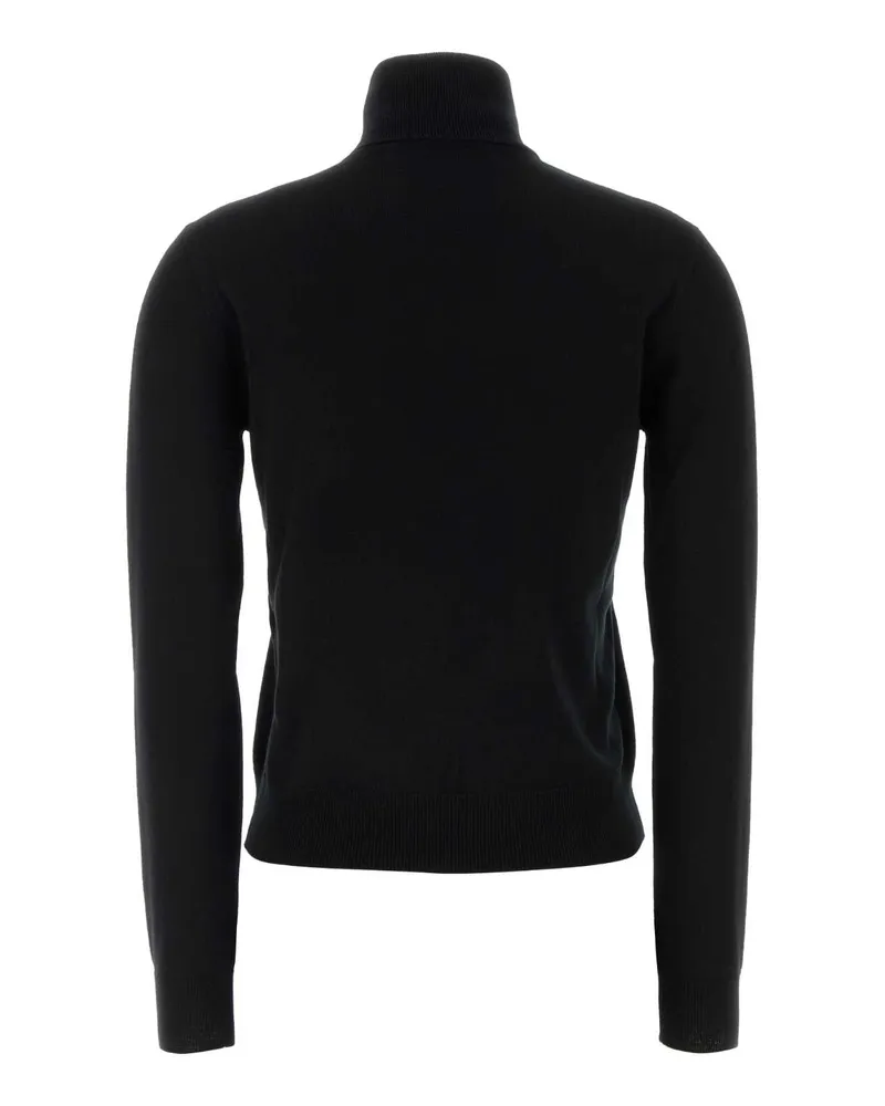 Gucci Women's Black Wool Sweater Blackmix Exterior: Maglie Black