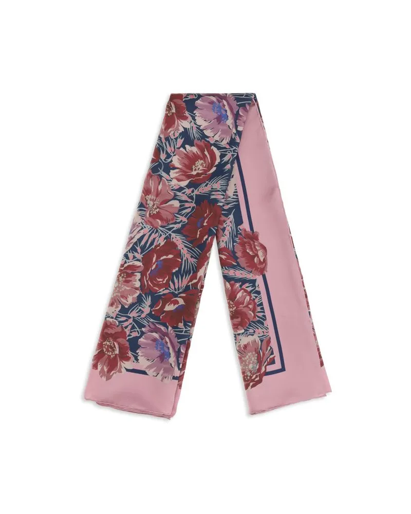 Valentino Garavani Women's Multicolor Silk Scarf Pink