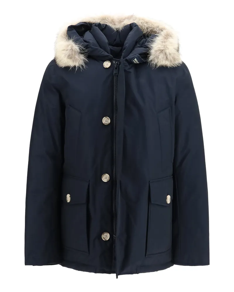 Woolrich Arctic Ramar Down Jacket — Blue Blue