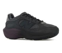 Unisex Dark Grey Suede And Mesh Wrpd Sneakers Phantom