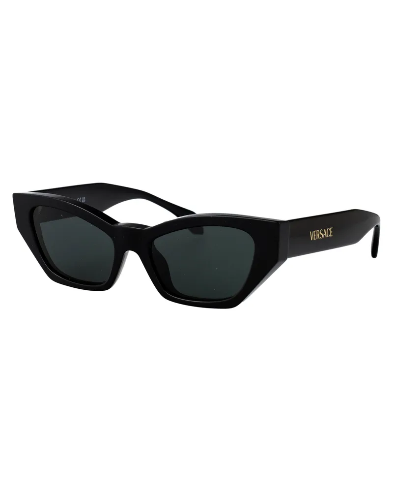 Versace 0VE4488U Black Acetate Sunglasses — Black Black