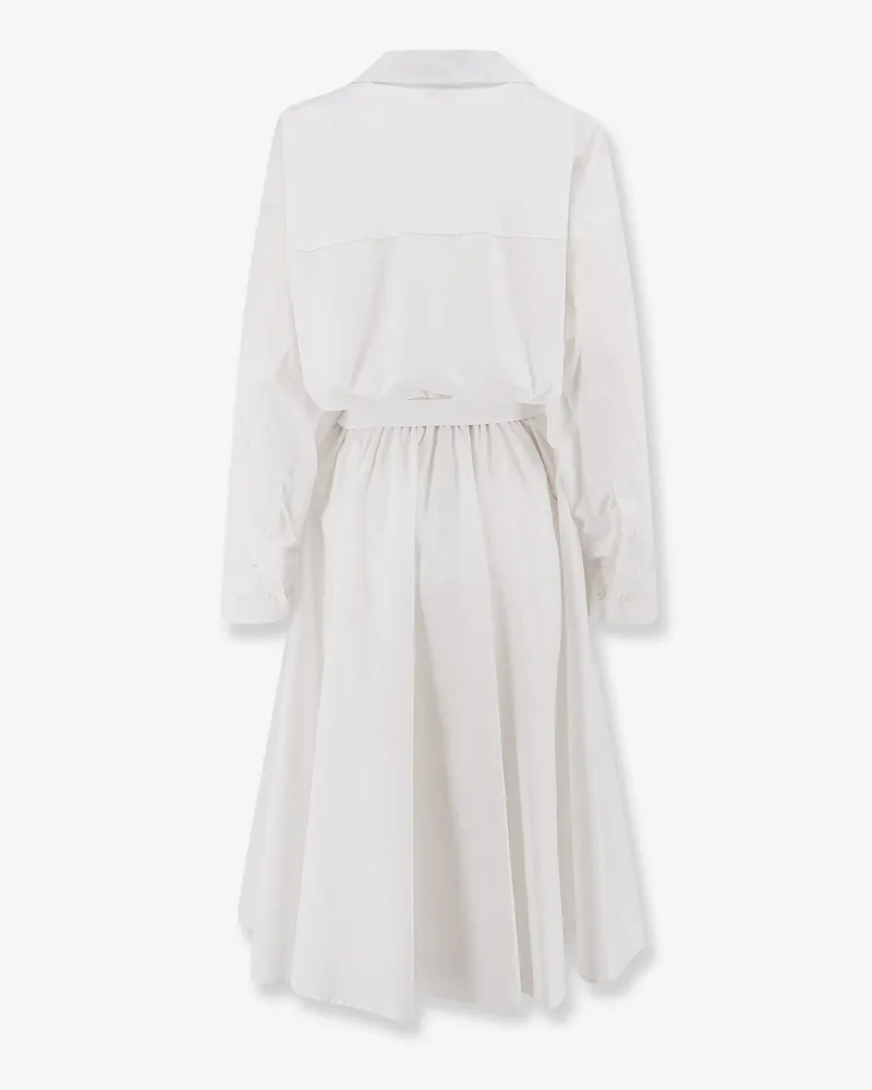 NUDE Women's Dress Polo Cotton White White