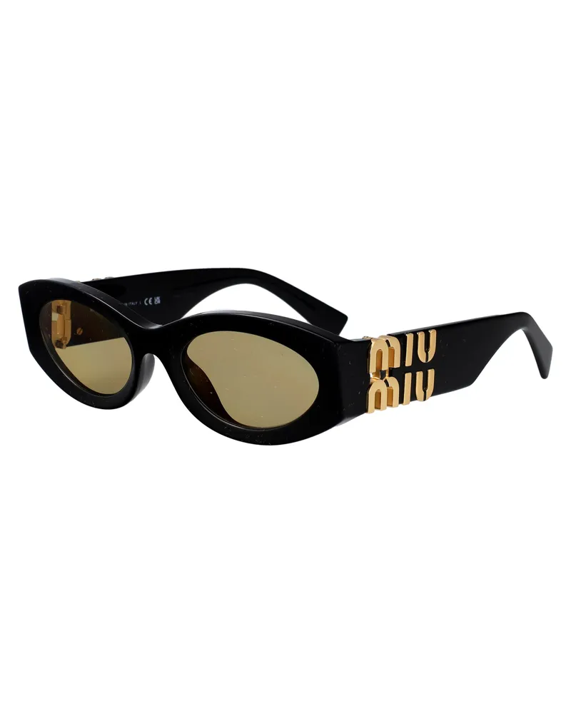 Miu Miu Women's Sunglasses 0mu 11ws Black Acetate Black