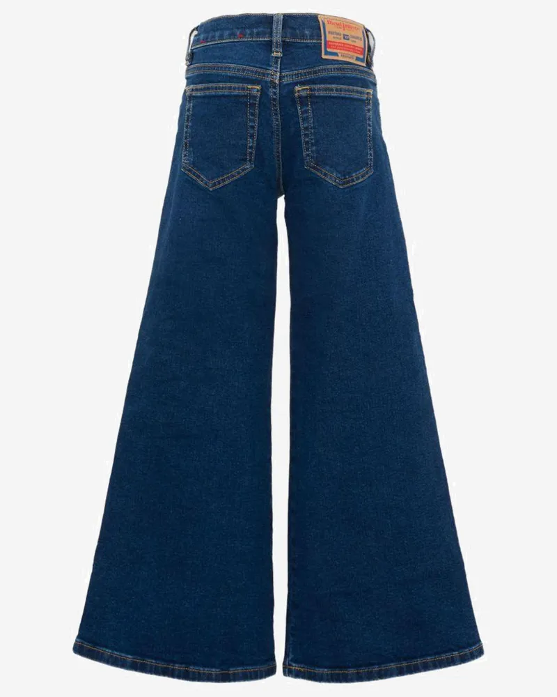 Diesel Girls' Jeans Stretch Cotton Dark Denim Blue