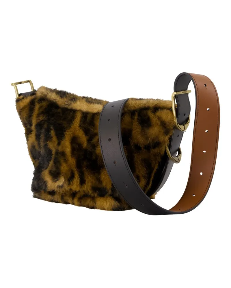 Zadig & Voltaire Women's Baby Jane Crossbody -  Fake Fur Brown Fake_fur Bags Crossbodies Brown