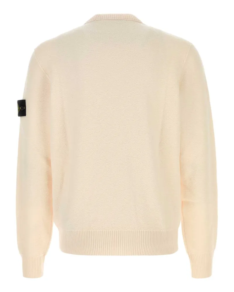 Stone Island Neck Sweater — Beige Beige