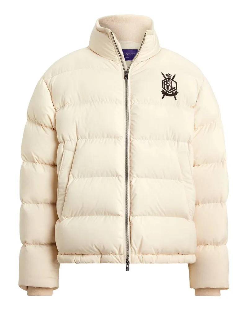 Ralph Lauren Men Down Jacket Cream Padded Cream