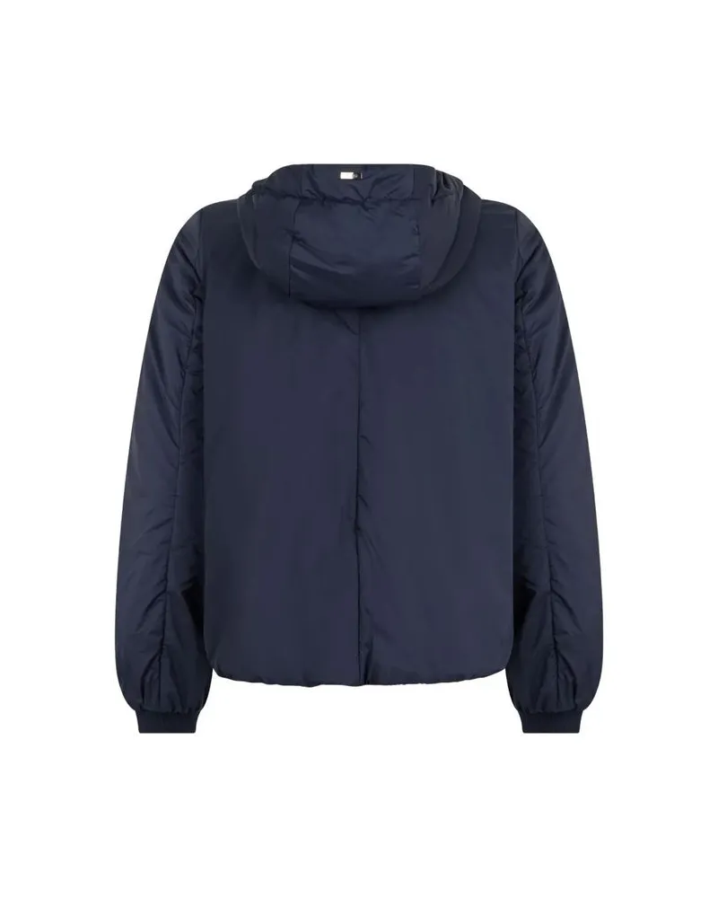 Herno Women's Blue Polyamide Full-Length Jacket Clothing Navy